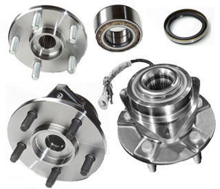 Low cost front wheel & rear wheel bearing hub assemblies, South Shore Bearing, Quincy, MA